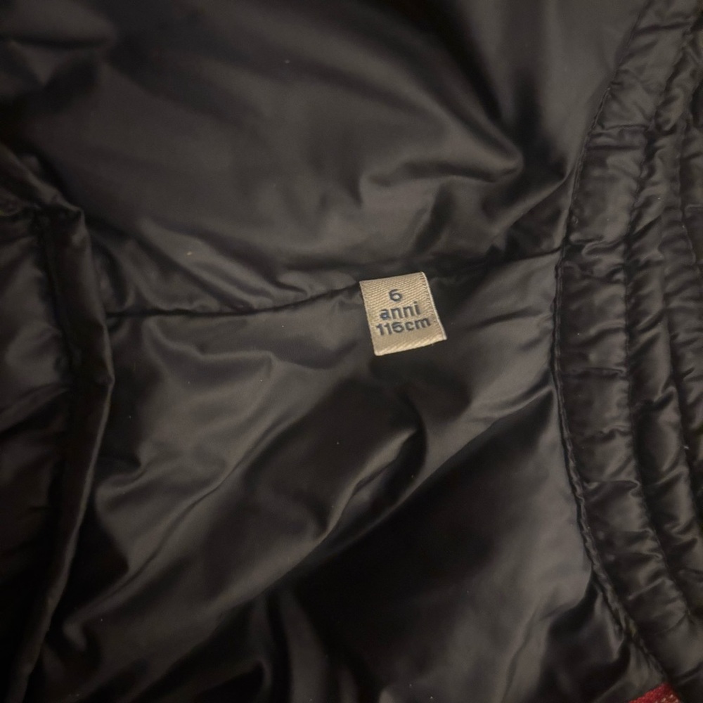 Moncler Kids Down Jacket Enfant Urzay Warm Puffer Coat Navy Boy Girl Size 6 - Picture 9 of 13